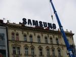 Instalace světelných písmen - SAMSUNG Instalace světelných písmen - SAMSUNG